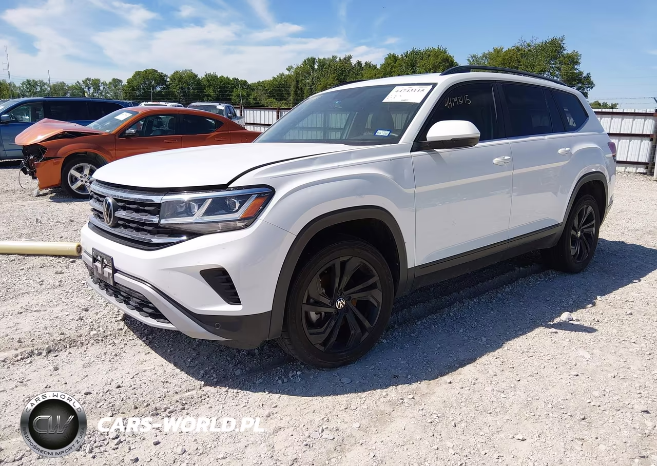 2021 Volkswagen Atlas 3.6L V6 Se W-Technology VIN:1V2JR2CA9MC546342 - 2