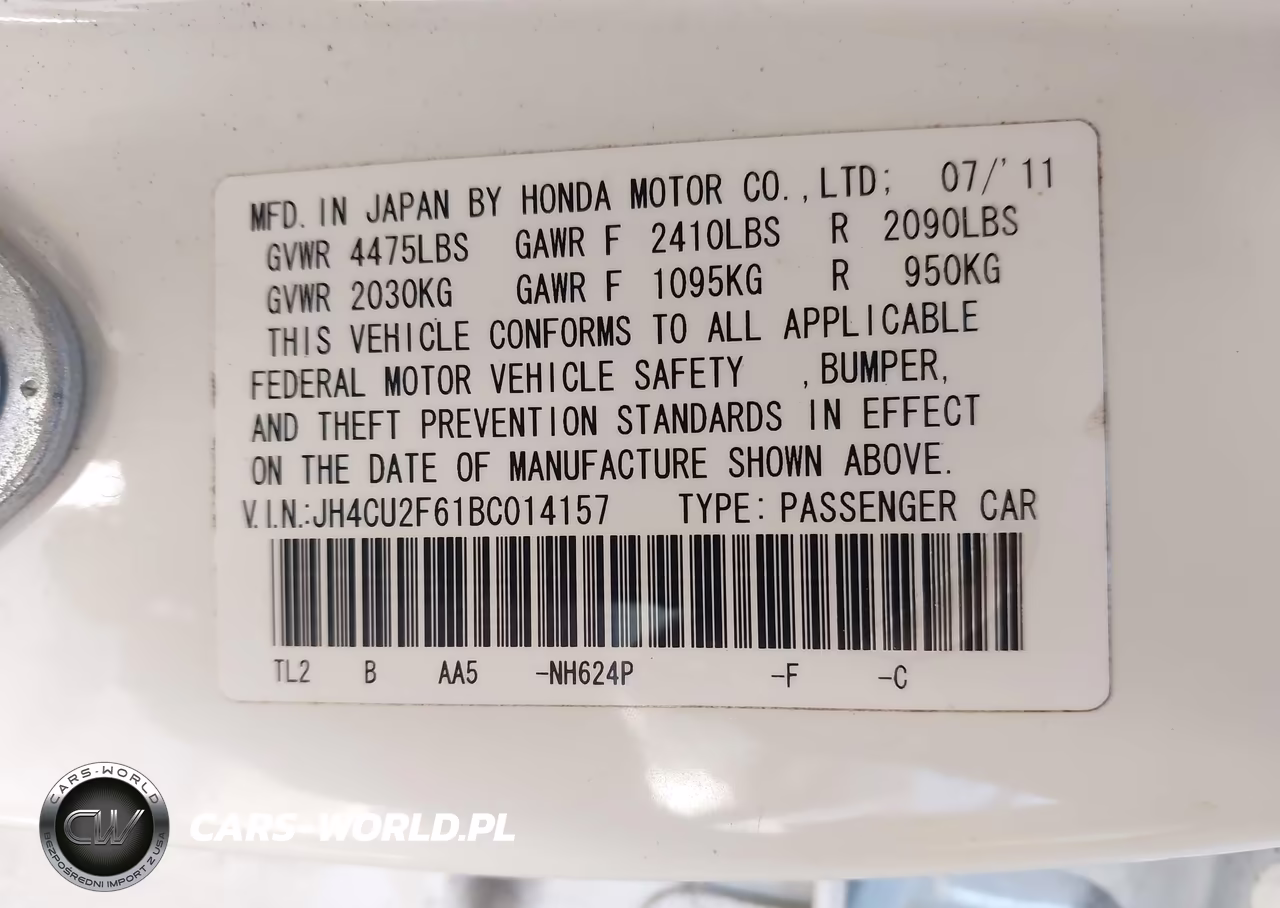 2011 Acura Tsx 2.4 VIN:JH4CU2F61BC014157 - 9