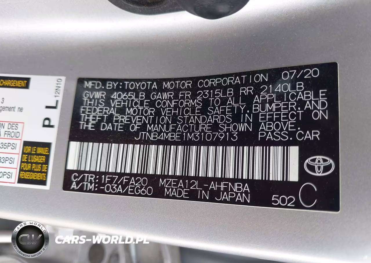 2021 Toyota Corolla Se VIN:JTNB4MBE1M3107913 - 9