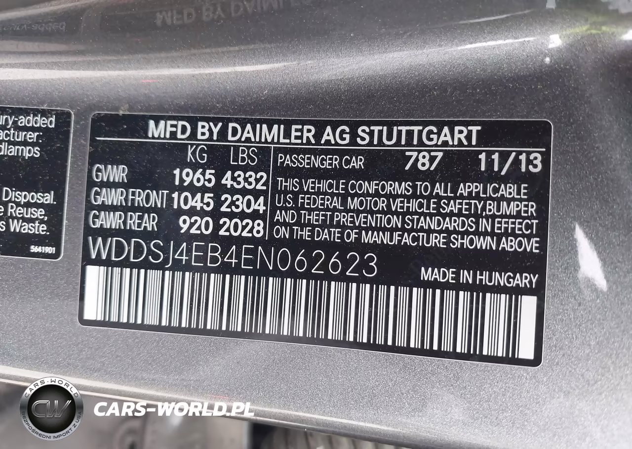 2014 Mercedes-Benz Cla 250 VIN:WDDSJ4EB4EN062623 - 9