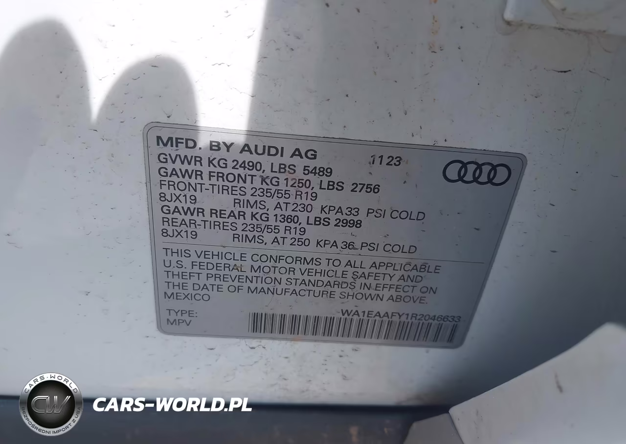 2024 Audi Q5 Premium Plus 45 Tfsi S Line Quattro VIN:WA1EAAFY1R2046633 - 9