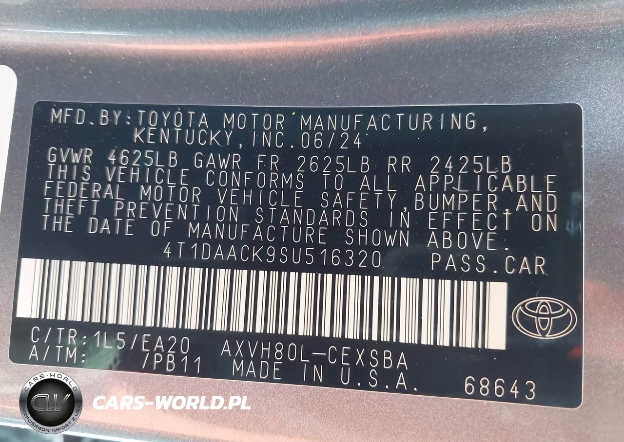 2025 Toyota Camry Se VIN:4T1DAACK9SU516320 - 9