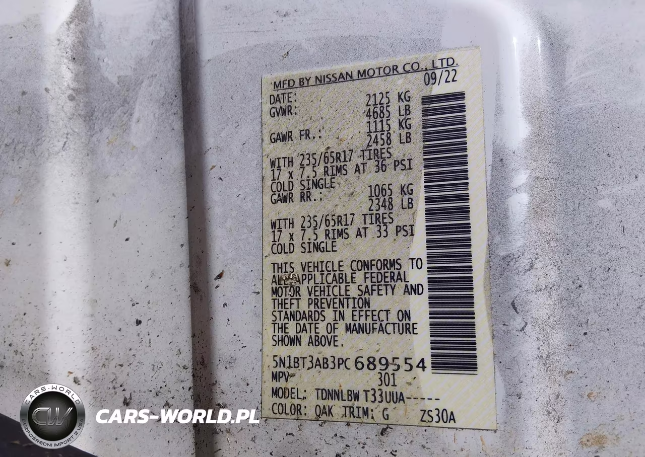 2023 Nissan Rogue S Intelligent Awd VIN:5N1BT3AB3PC689554 - 9