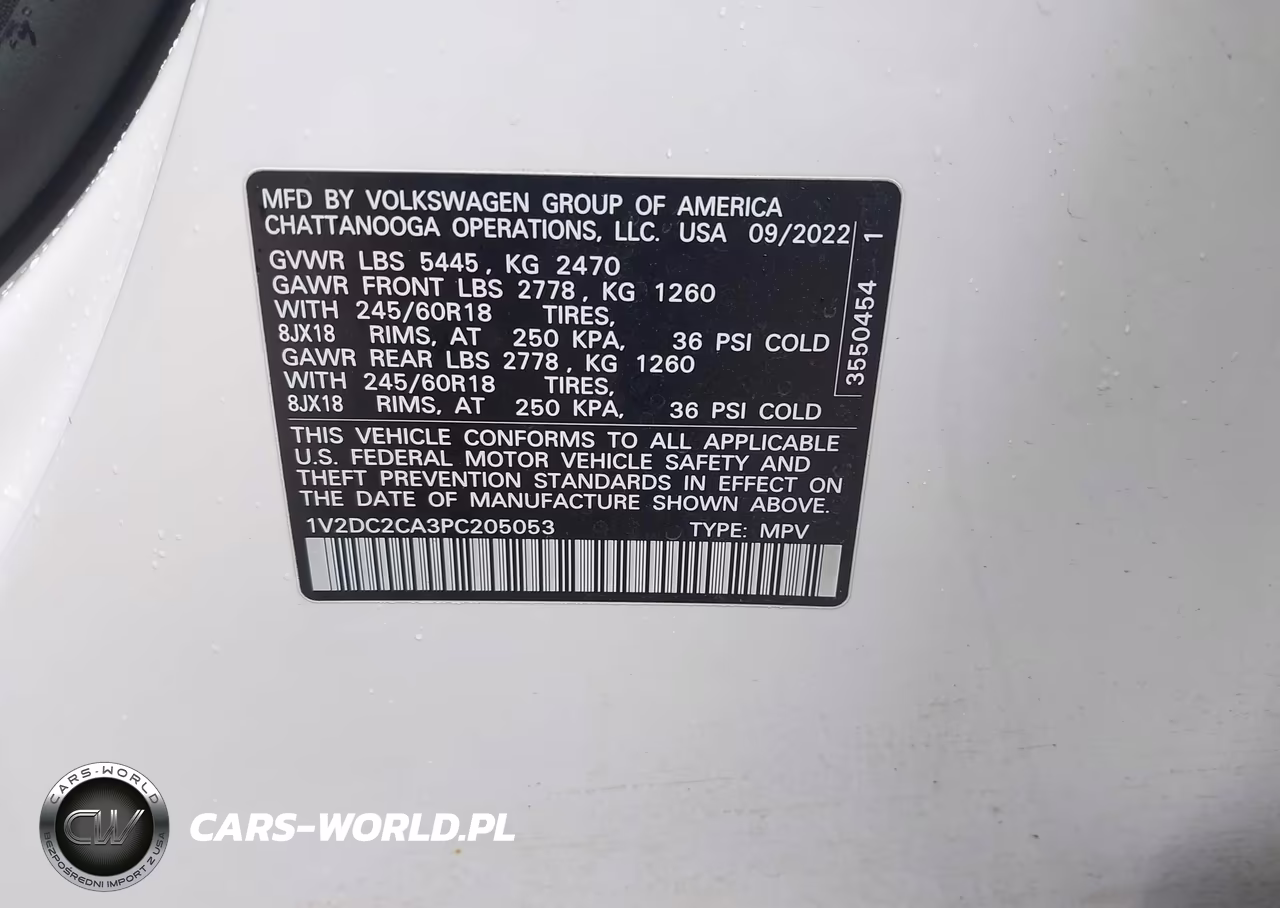 2023 Volkswagen Atlas Cross Sport 2.0T Se VIN:1V2DC2CA3PC205053 - 9