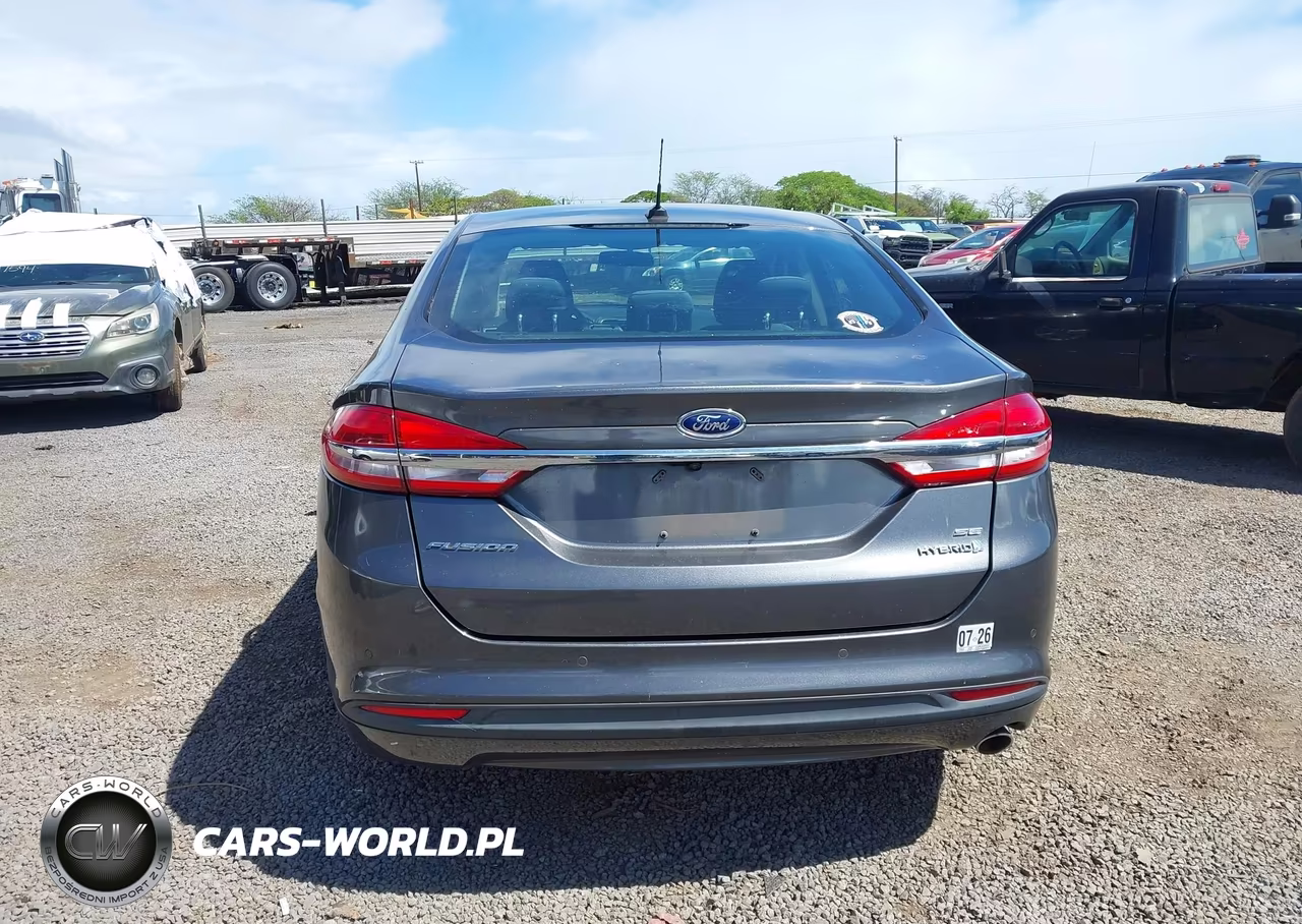 2018 Ford Fusion Hybrid Se VIN:3FA6P0LU0JR205331 - 16