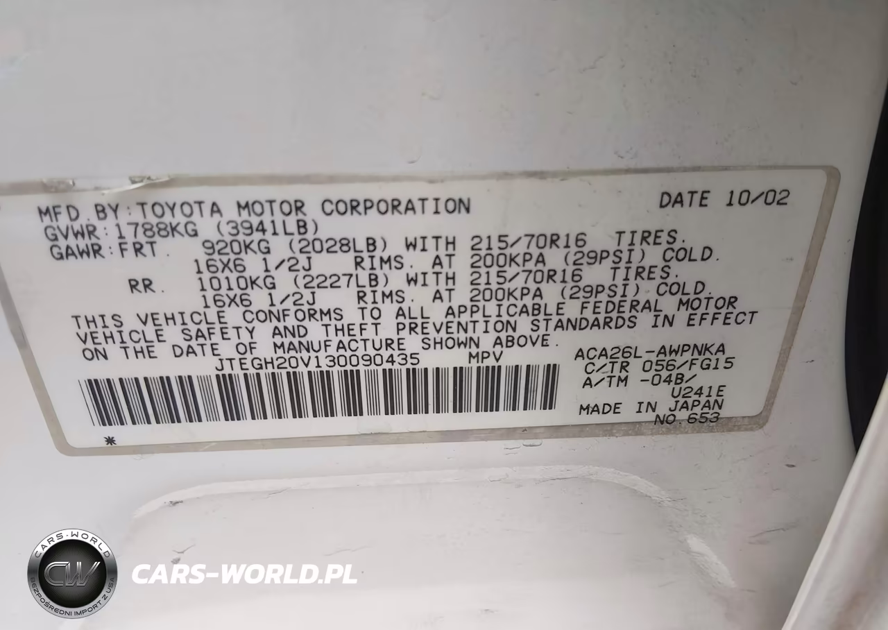 2003 Toyota Rav4 VIN:JTEGH20V130090435 - 9
