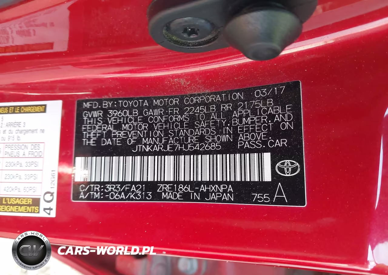 2017 Toyota Corolla Im VIN:JTNKARJE7HJ542685 - 9