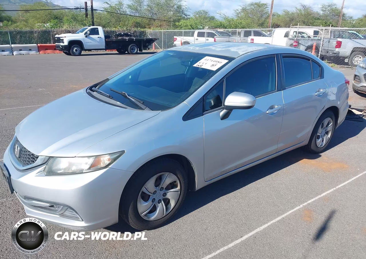 2014 Honda Civic Lx VIN:2HGFB2F5XEH524568 - 2