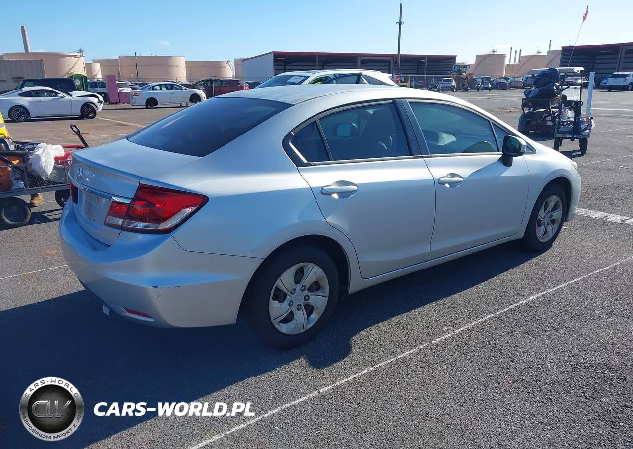 2014 Honda Civic Lx VIN:2HGFB2F5XEH524568 - 4