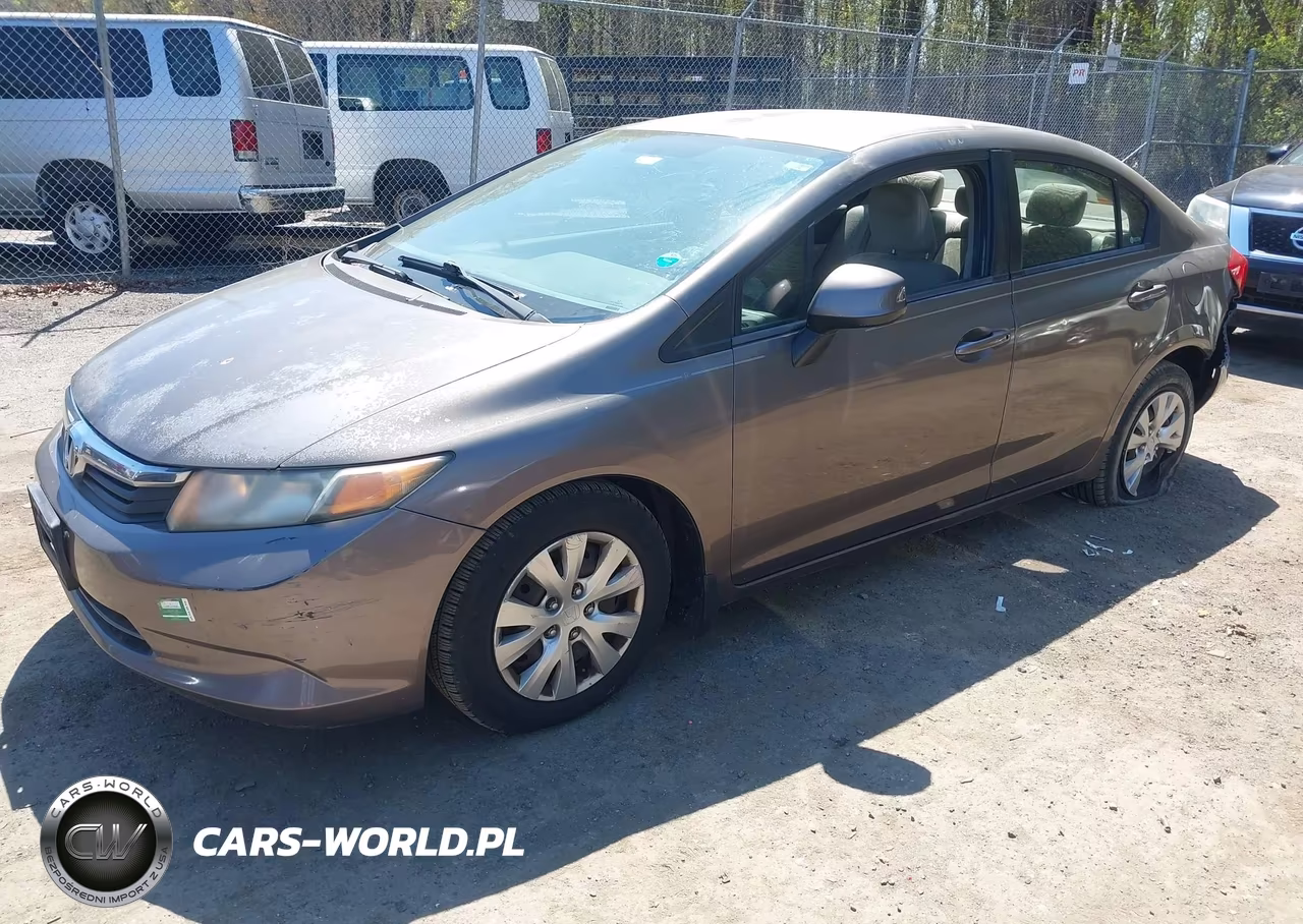 2012 Honda Civic Lx VIN:2HGFB2F56CH561047 - 2