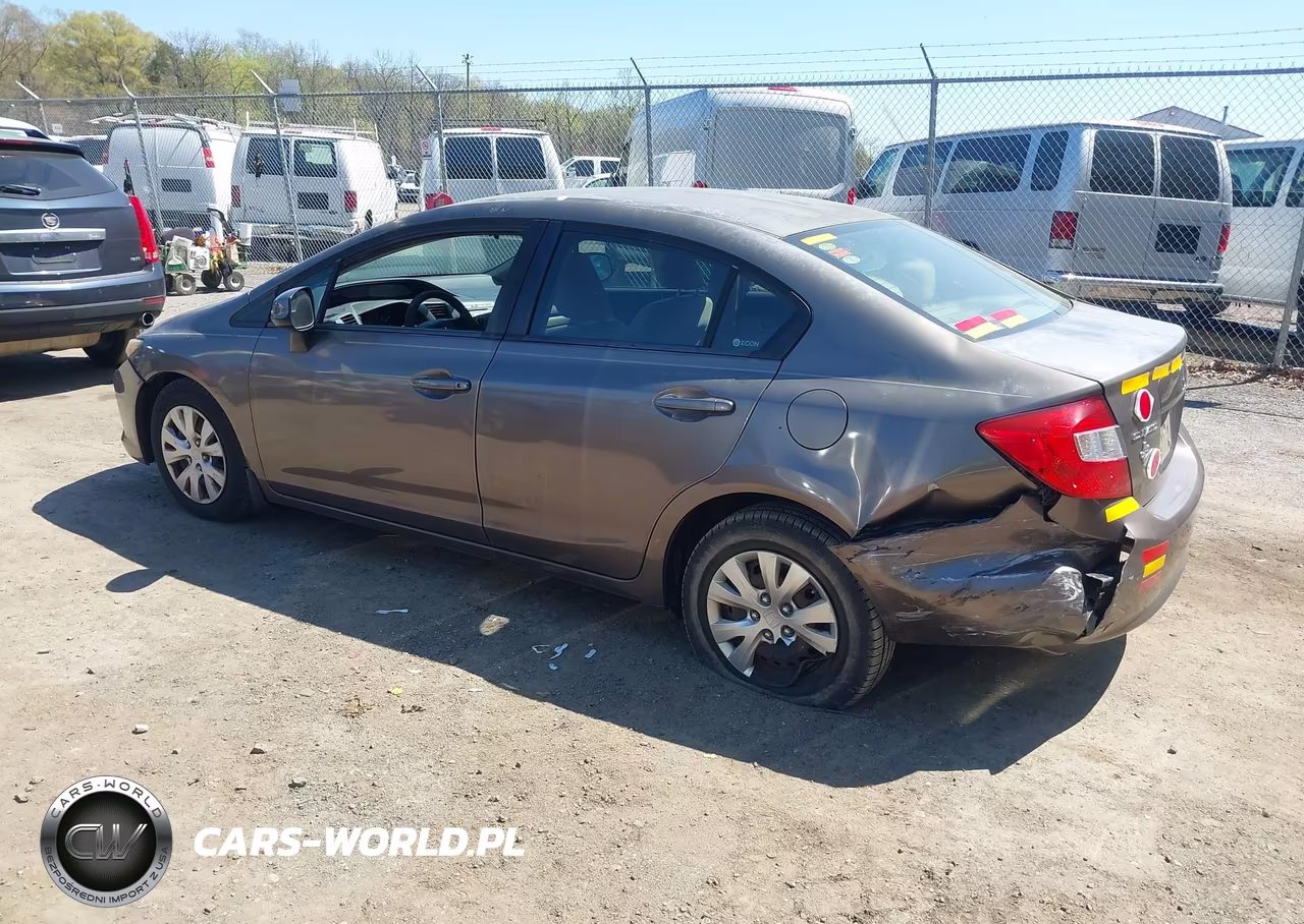 2012 Honda Civic Lx VIN:2HGFB2F56CH561047 - 3