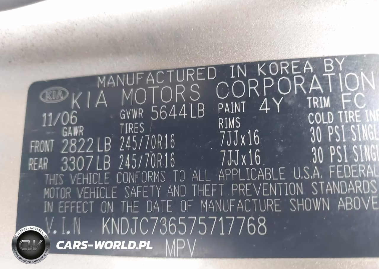 2007 Kia Sorento Lx VIN:KNDJC736575717768 - 9