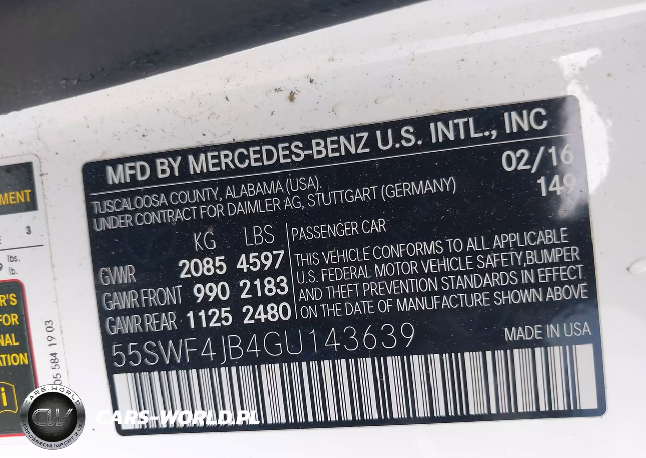 2016 Mercedes-Benz C 300 VIN:55SWF4JB4GU143639 - 9