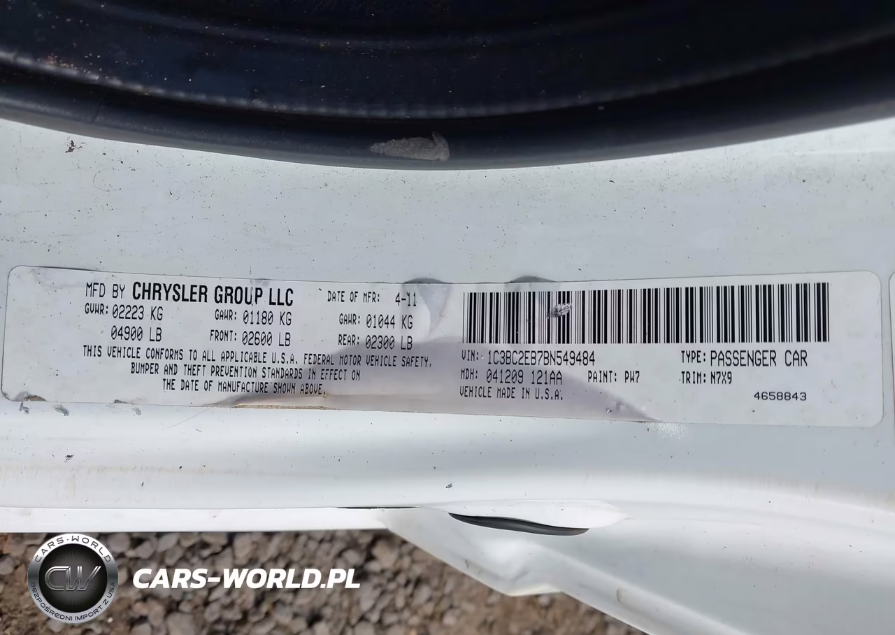 2011 Chrysler 200 Touring VIN:1C3BC2EB7BN549484 - 9