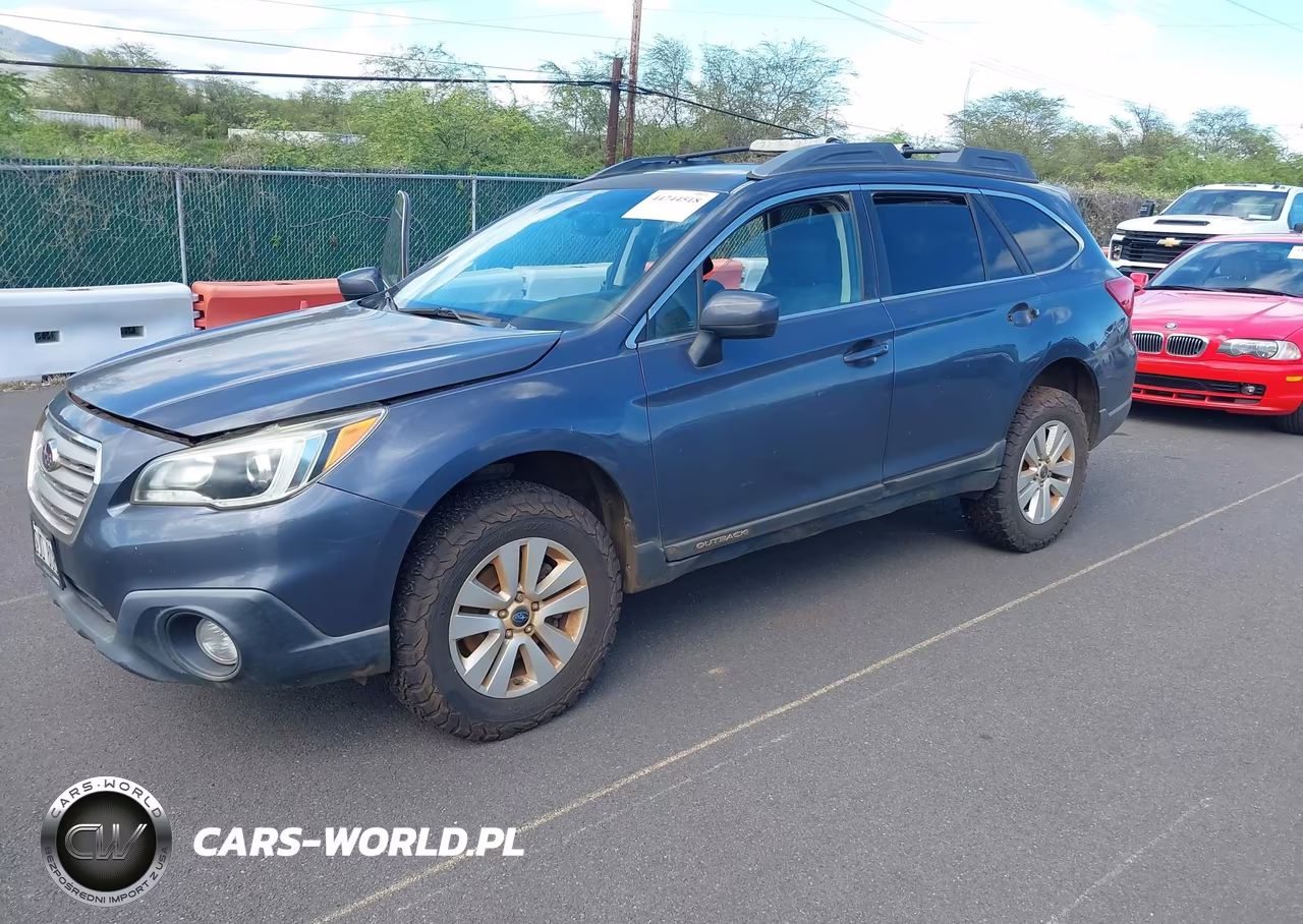 2015 Subaru Outback 2.5I Premium VIN:4S4BSBDC9F3201157 - 2