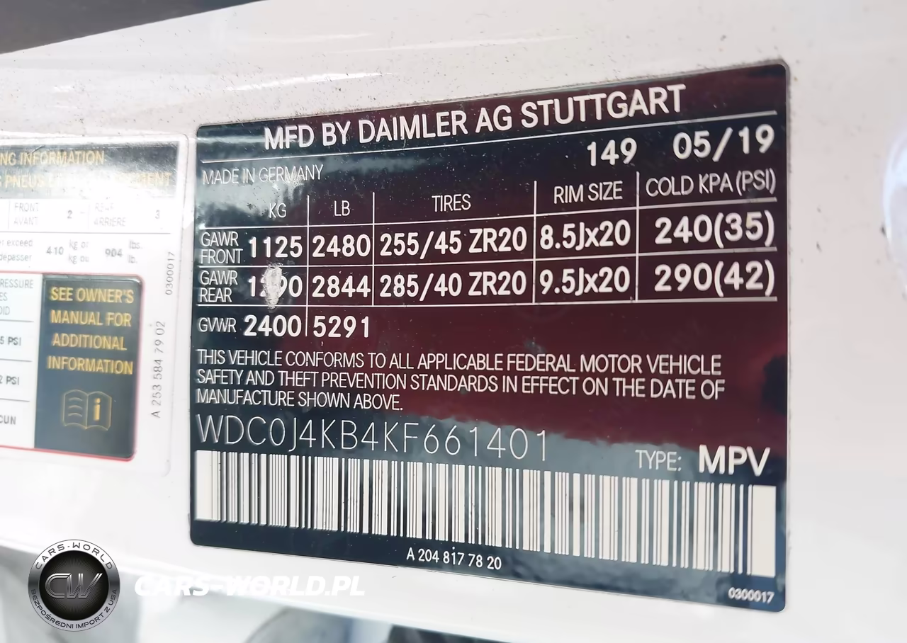 2019 Mercedes-Benz Glc 300 Coupe 4Matic VIN:WDC0J4KB4KF661401 - 9