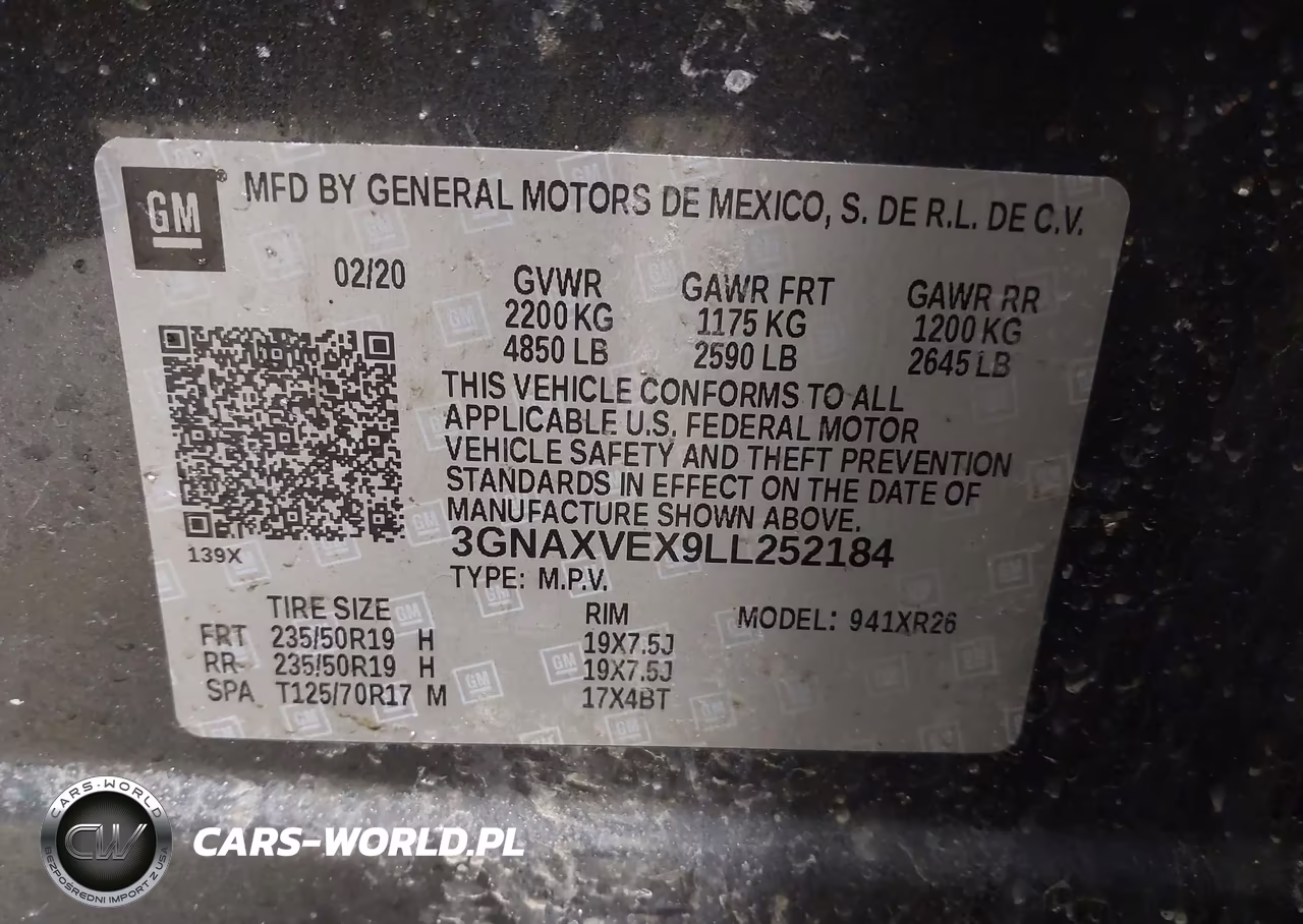 2020 Chevrolet Equinox Awd Lt 2.0L Turbo VIN:3GNAXVEX9LL252184 - 9
