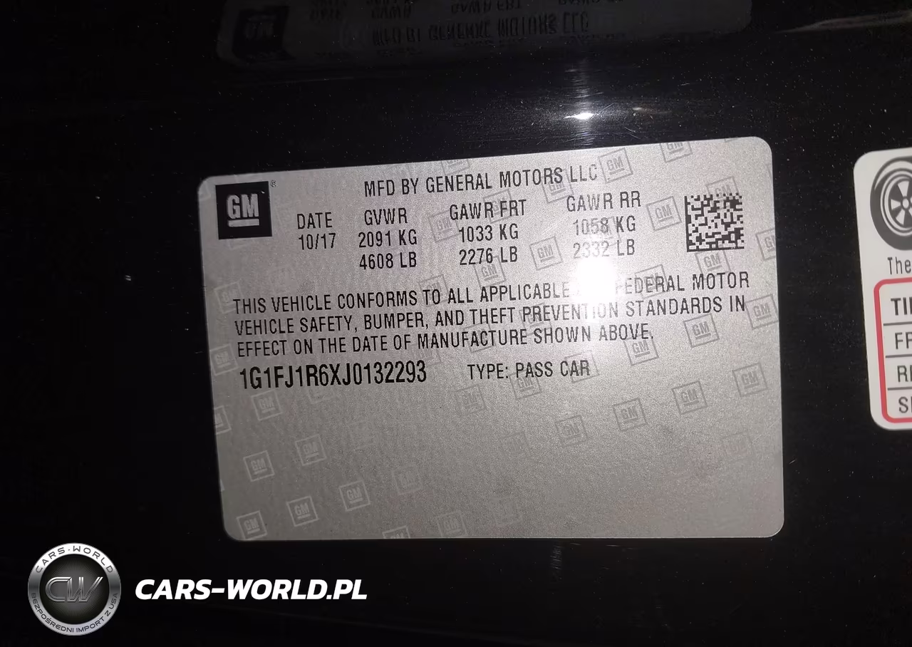 2018 Chevrolet Camaro Zl1 VIN:1G1FJ1R6XJ0132293 - 9