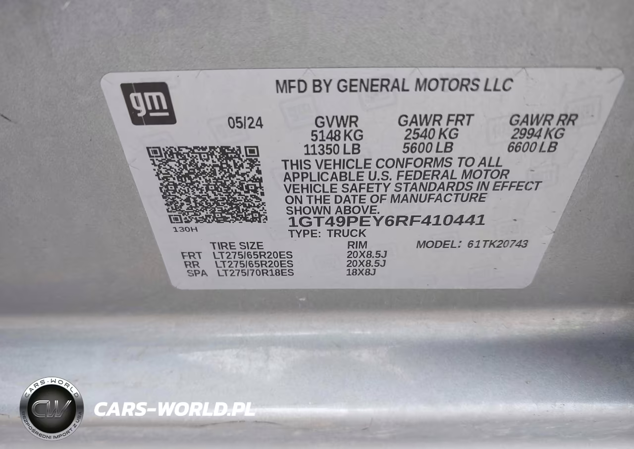 2024 GMC Sierra 2500Hd 4Wd Standard Bed At4 VIN:1GT49PEY6RF410441 - 8