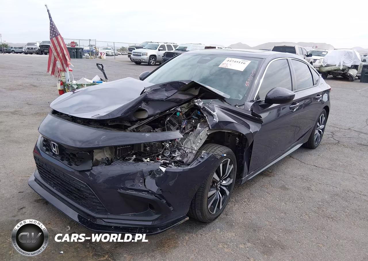 2022 Honda Civic Ex-L VIN:19XFL1H71NE018580 - 2