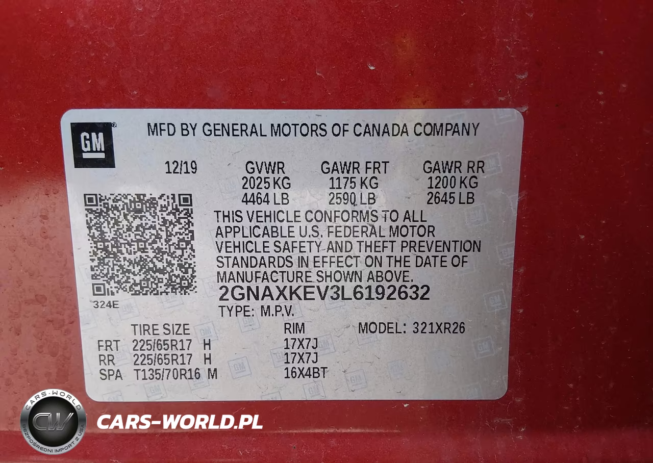 2020 Chevrolet Equinox Fwd Lt 1.5L Turbo VIN:2GNAXKEV3L6192632 - 9