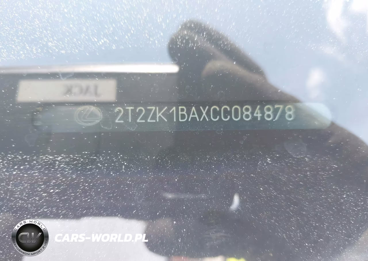 2012 Lexus Rx 350 VIN:2T2ZK1BAXCC084878 - 9