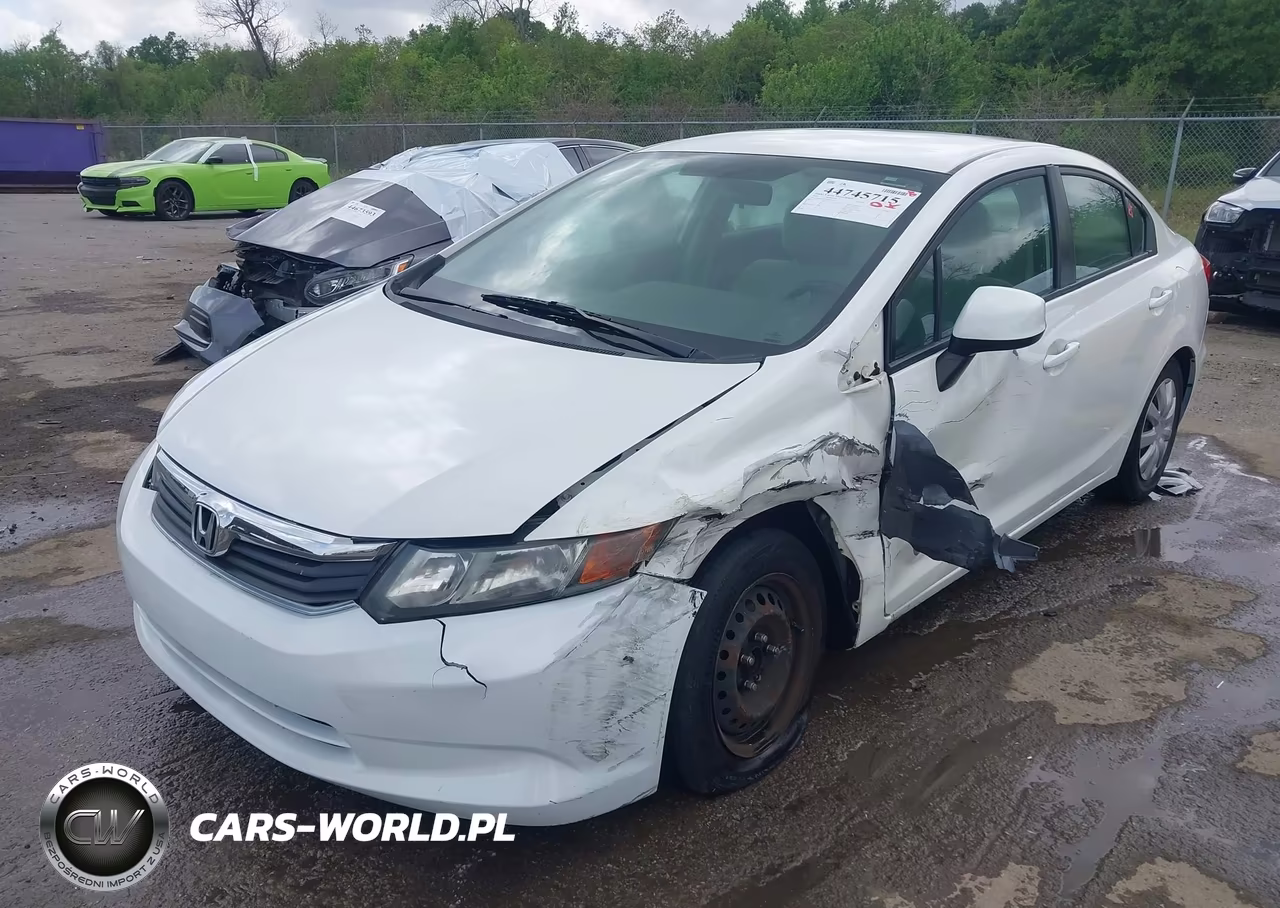 2012 Honda Civic Lx VIN:2HGFB2F59CH563729 - 2