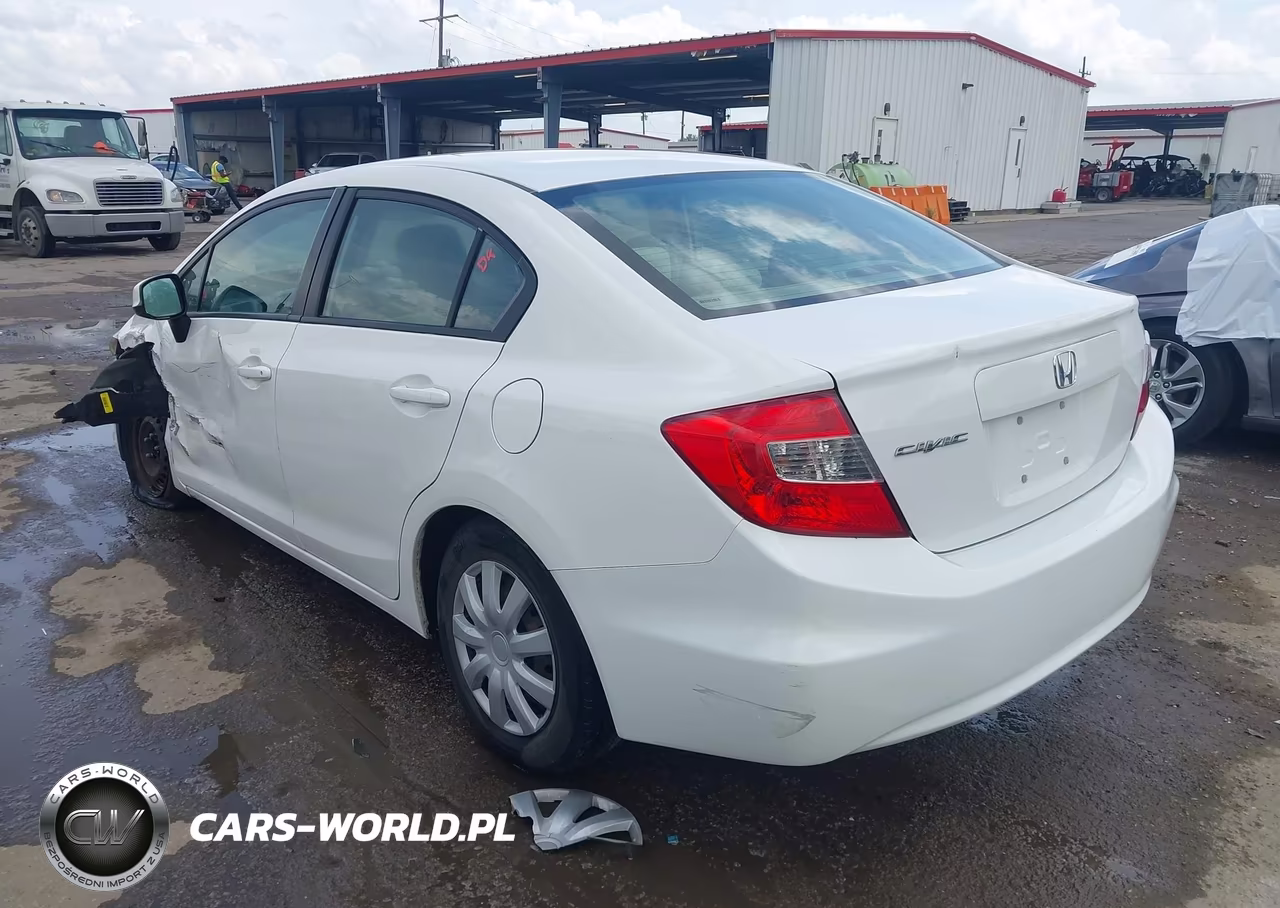 2012 Honda Civic Lx VIN:2HGFB2F59CH563729 - 3