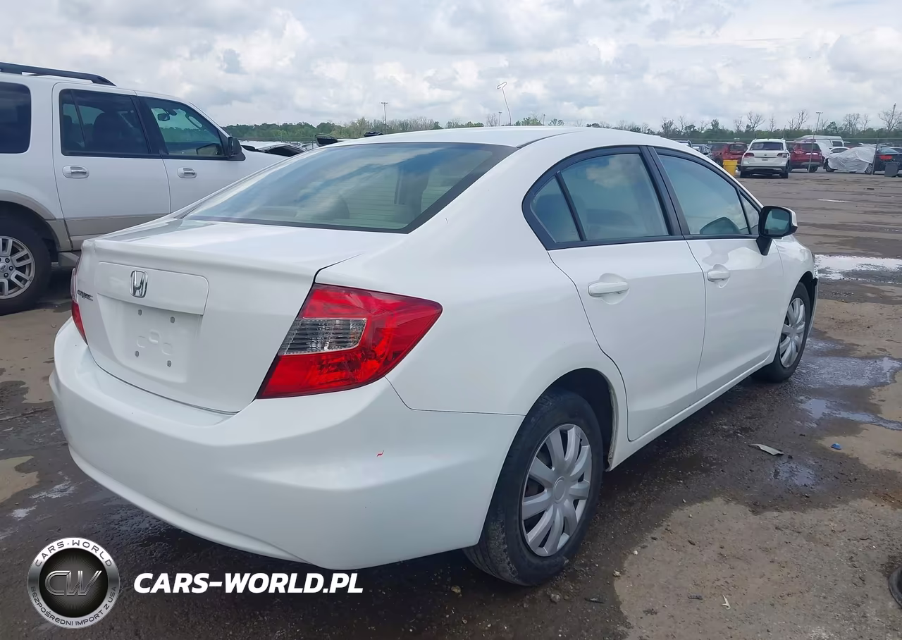 2012 Honda Civic Lx VIN:2HGFB2F59CH563729 - 4