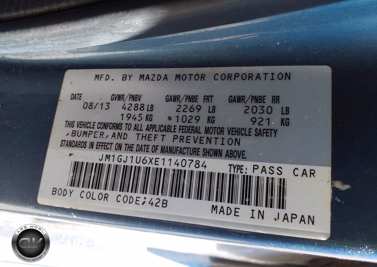 2014 Mazda Mazda6 I Sport VIN:JM1GJ1U6XE1140784 - 9