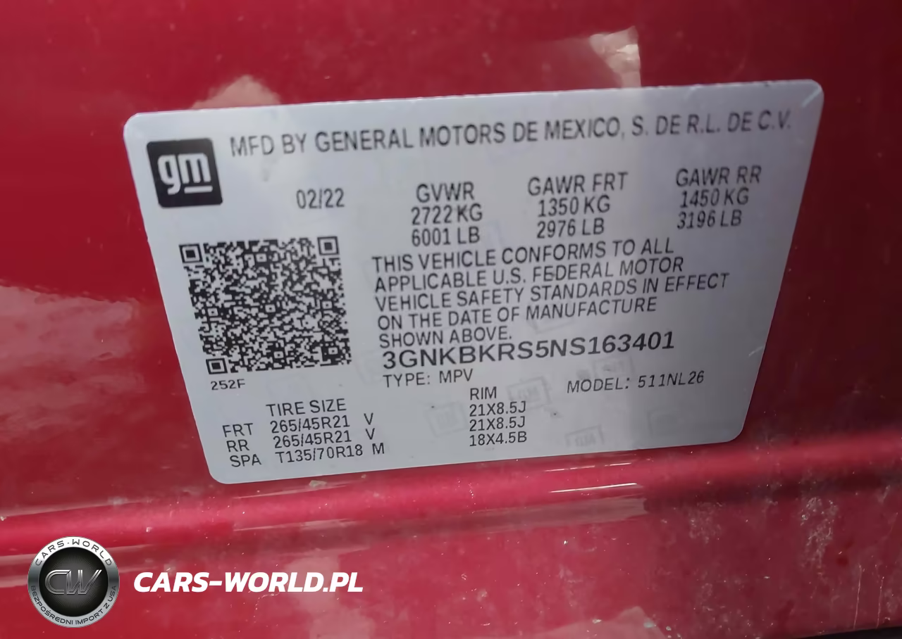 2022 Chevrolet Blazer Awd Rs VIN:3GNKBKRS5NS163401 - 9
