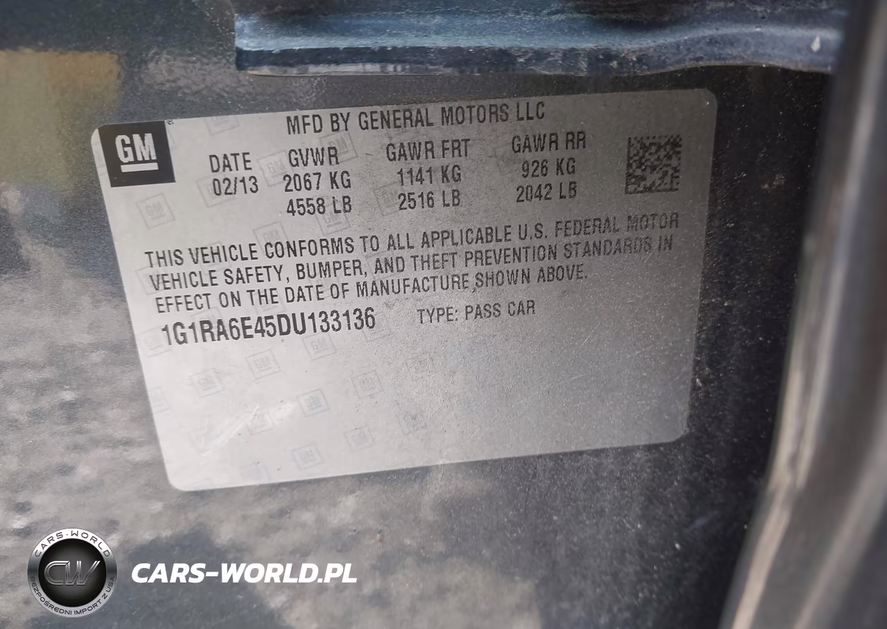 2013 Chevrolet Volt VIN:1G1RA6E45DU133136 - 9