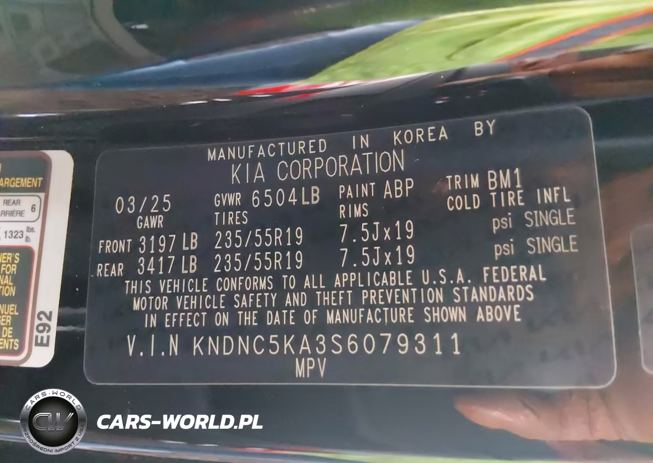 2025 Kia Carnival Mpv Hybrid Ex VIN:KNDNC5KA3S6079311 - 9