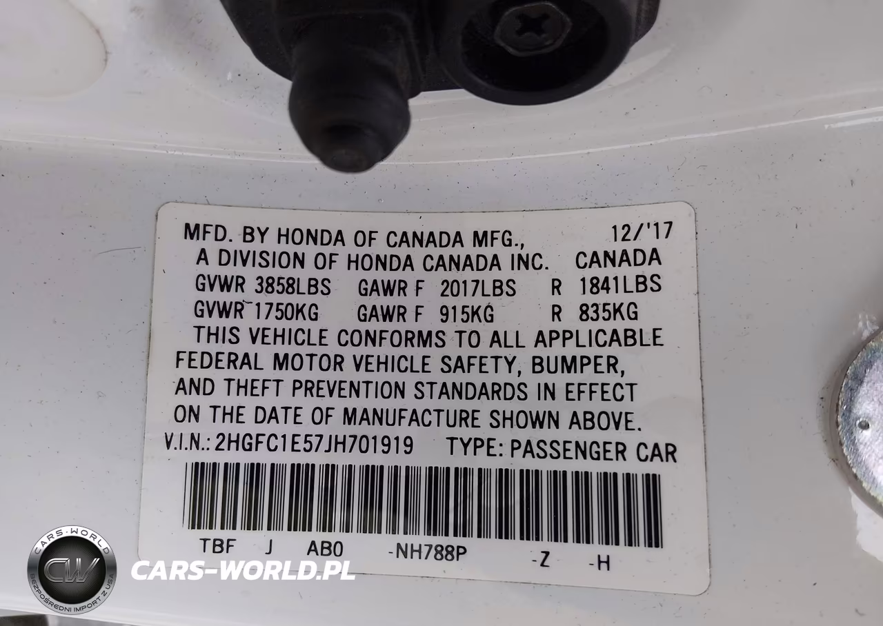 2018 Honda Civic Si VIN:2HGFC1E57JH701919 - 9