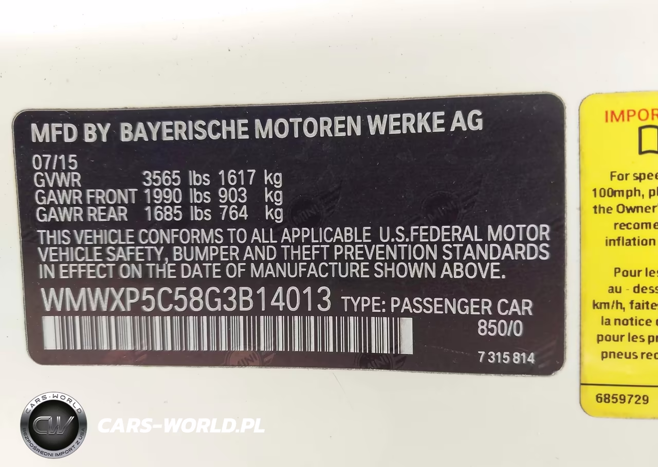 2016 Mini Hardtop Cooper VIN:WMWXP5C58G3B14013 - 9