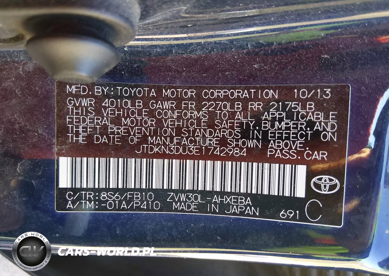 2014 Toyota Prius Three VIN:JTDKN3DU3E1742984 - 9