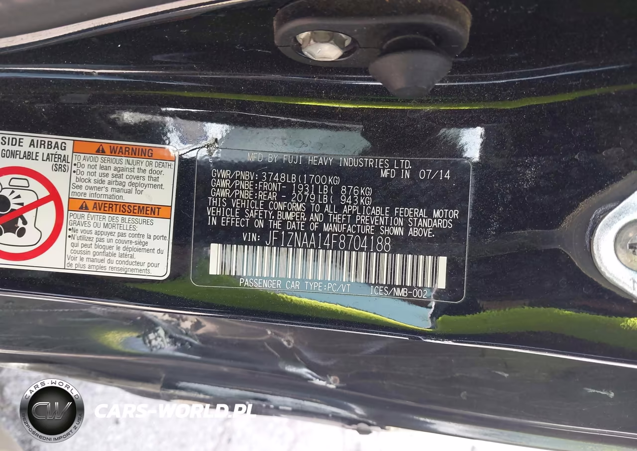 2015 Scion Fr-S VIN:JF1ZNAA14F8704188 - 9