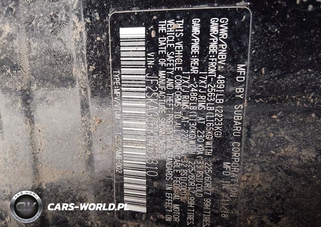 2019 Subaru Forester Premium VIN:JF2SKAGC6KH463310 - 9