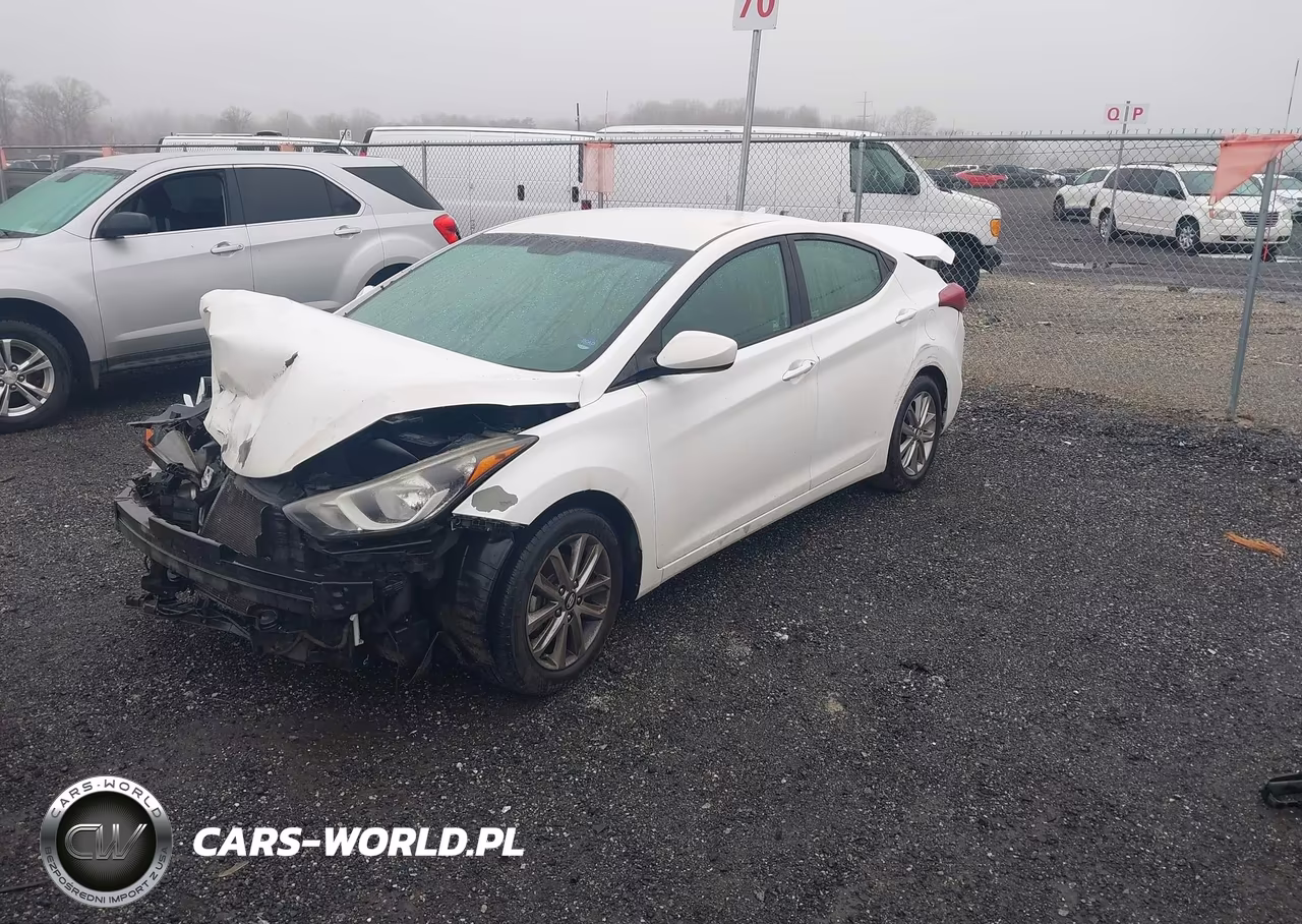 2014 Hyundai Elantra Se VIN:5NPDH4AE5EH502475 - 2