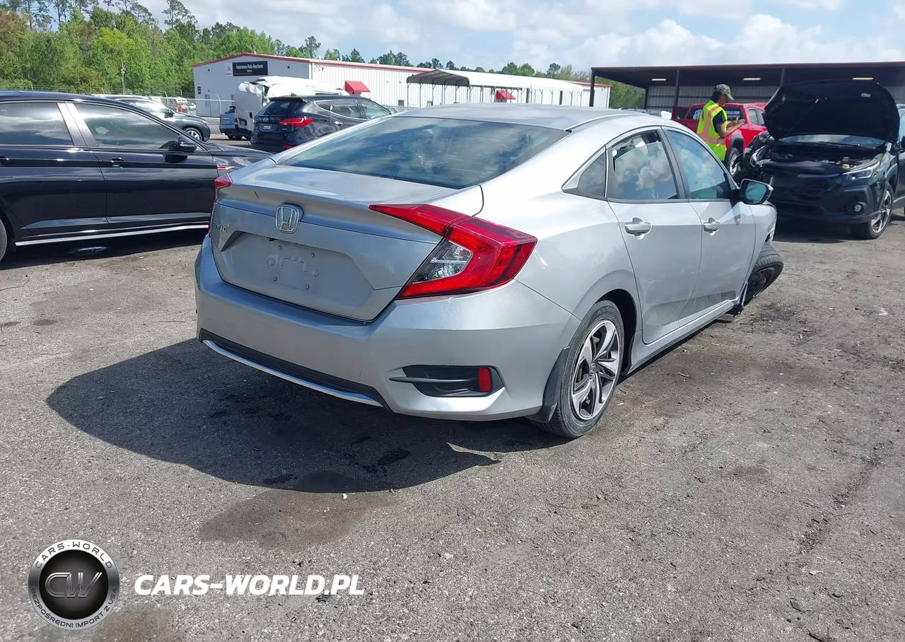 2019 Honda Civic Lx VIN:19XFC2F63KE012565 - 4