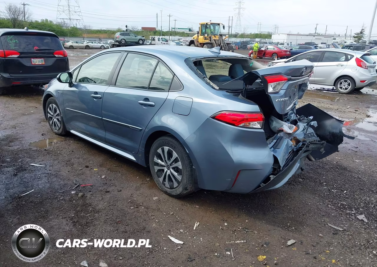 2021 Toyota Corolla Hybrid Le VIN:JTDEAMDE6MJ032855 - 3