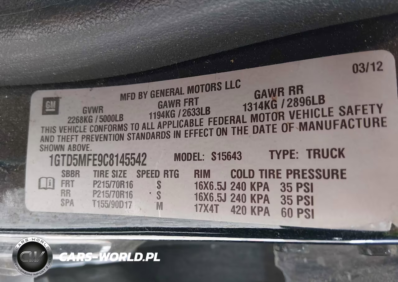 2012 GMC Canyon Sle1 VIN:1GTD5MFE9C8145542 - 9