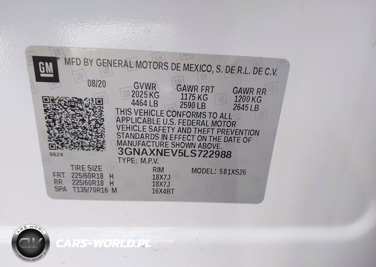 2020 Chevrolet Equinox Fwd Premier 1.5L Turbo VIN:3GNAXNEV5LS722988 - 9