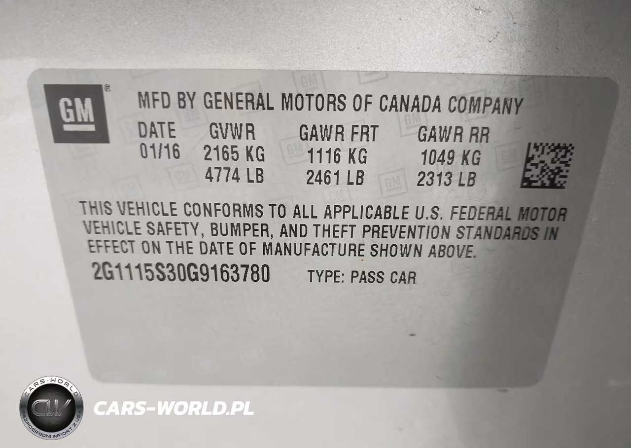 2016 Chevrolet Impala 2Lt VIN:2G1115S30G9163780 - 9