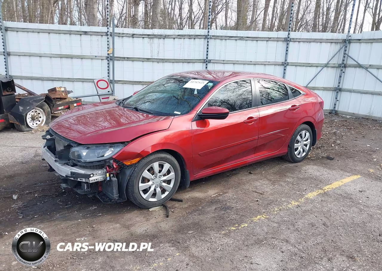 2019 Honda Civic Lx VIN:2HGFC2F60KH516769 - 2
