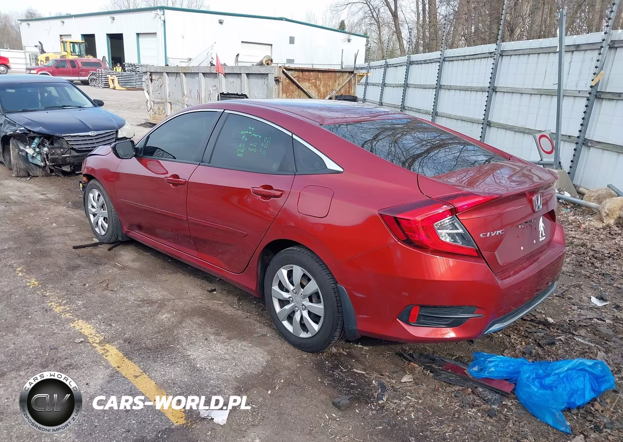 2019 Honda Civic Lx VIN:2HGFC2F60KH516769 - 3
