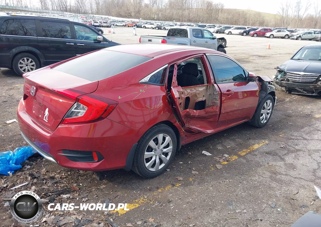2019 Honda Civic Lx VIN:2HGFC2F60KH516769 - 4