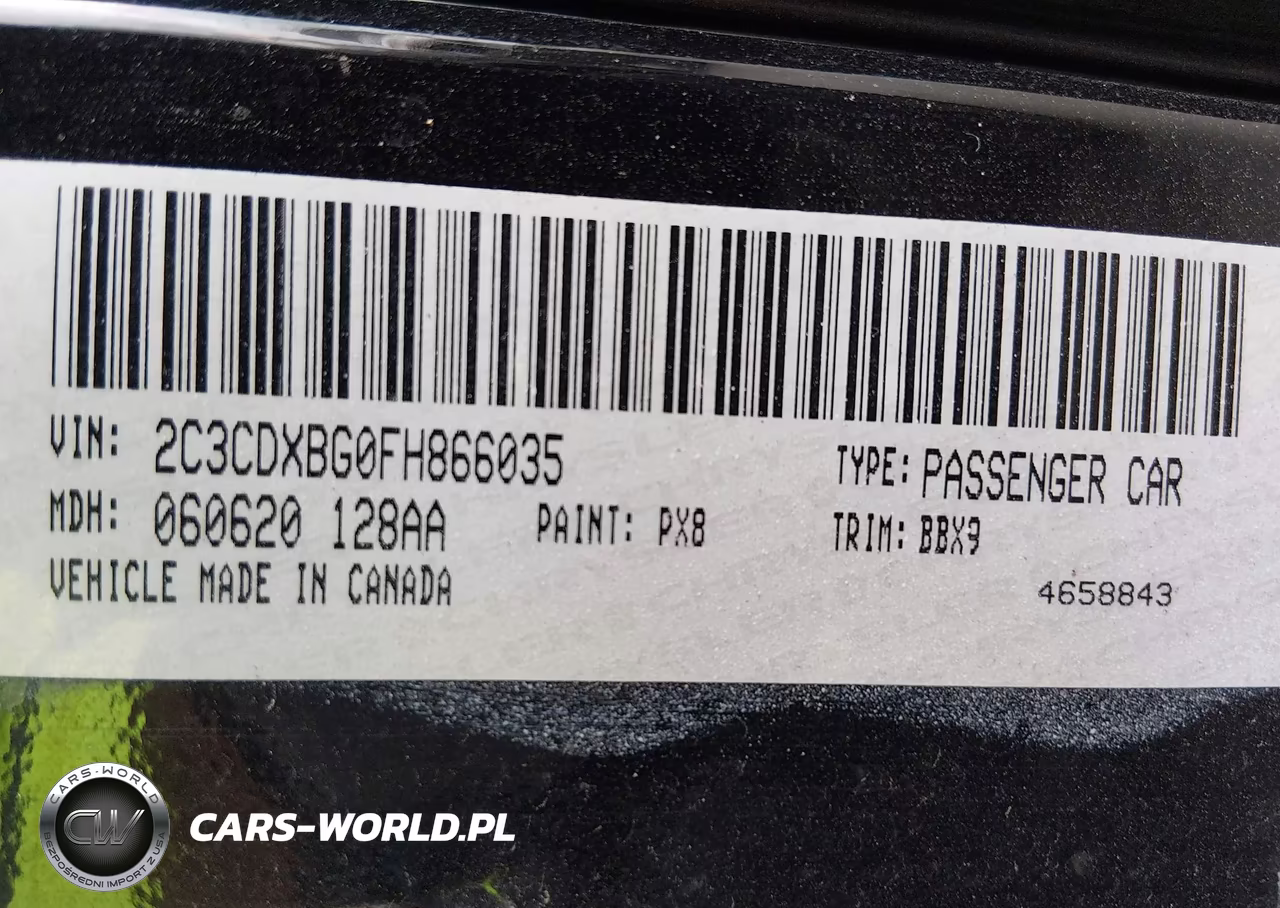 2015 Dodge Charger Se VIN:2C3CDXBG0FH866035 - 9