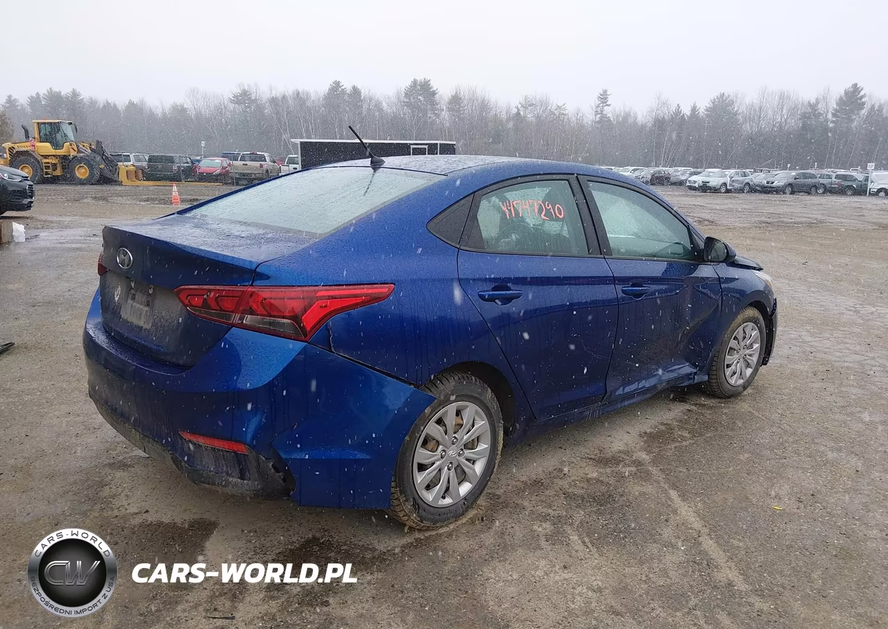 2021 Hyundai Accent Se VIN:3KPC24A64ME130829 - 4