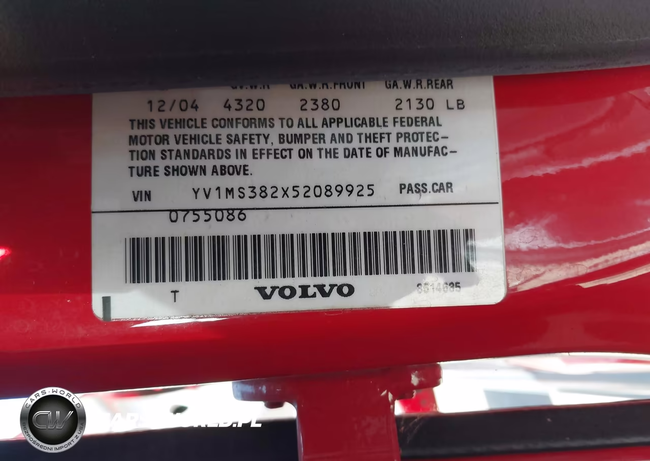2005 Volvo S40 2.4I VIN:YV1MS382X52089925 - 9
